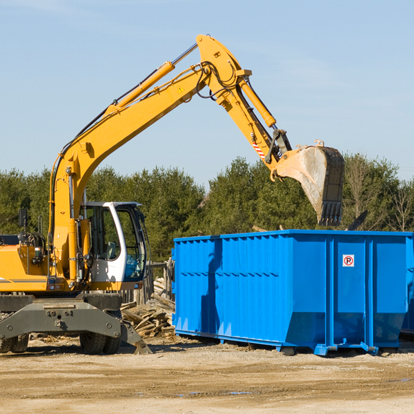 can i rent a residential dumpster for a construction project in Hillsboro WI